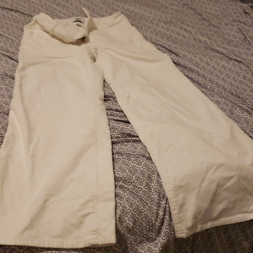 White Wide Leg Jeans